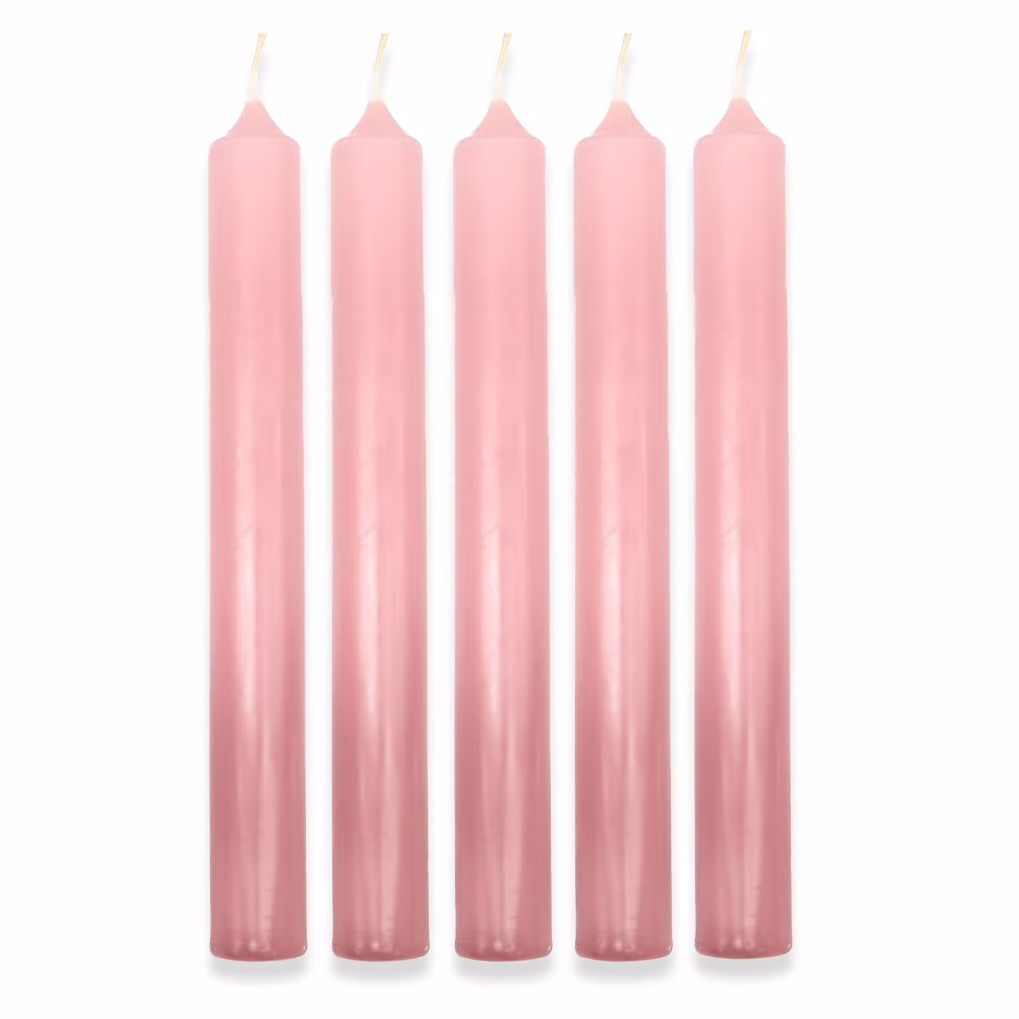 Antique pink dinner candle