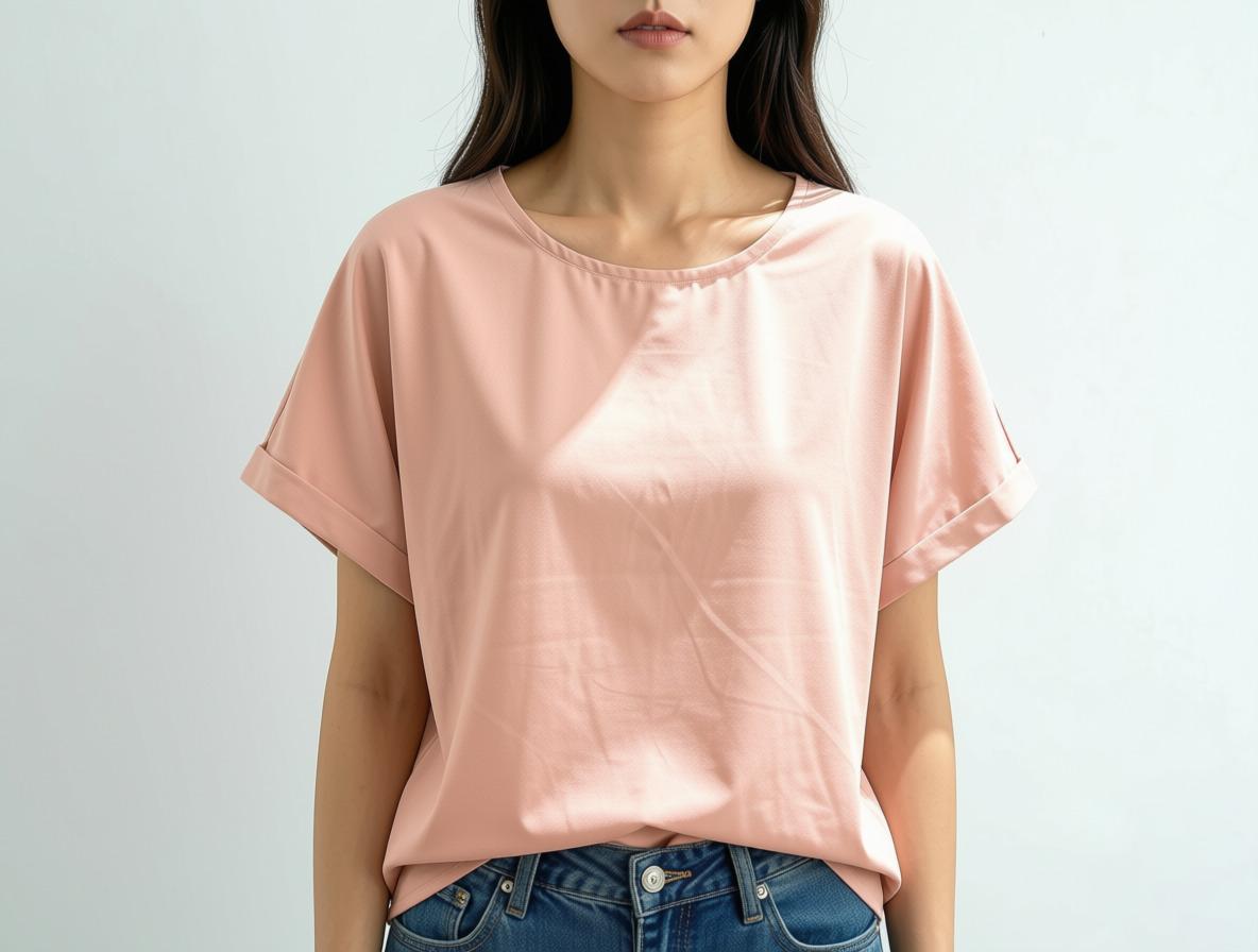 Women's pink blouse ash of roses
