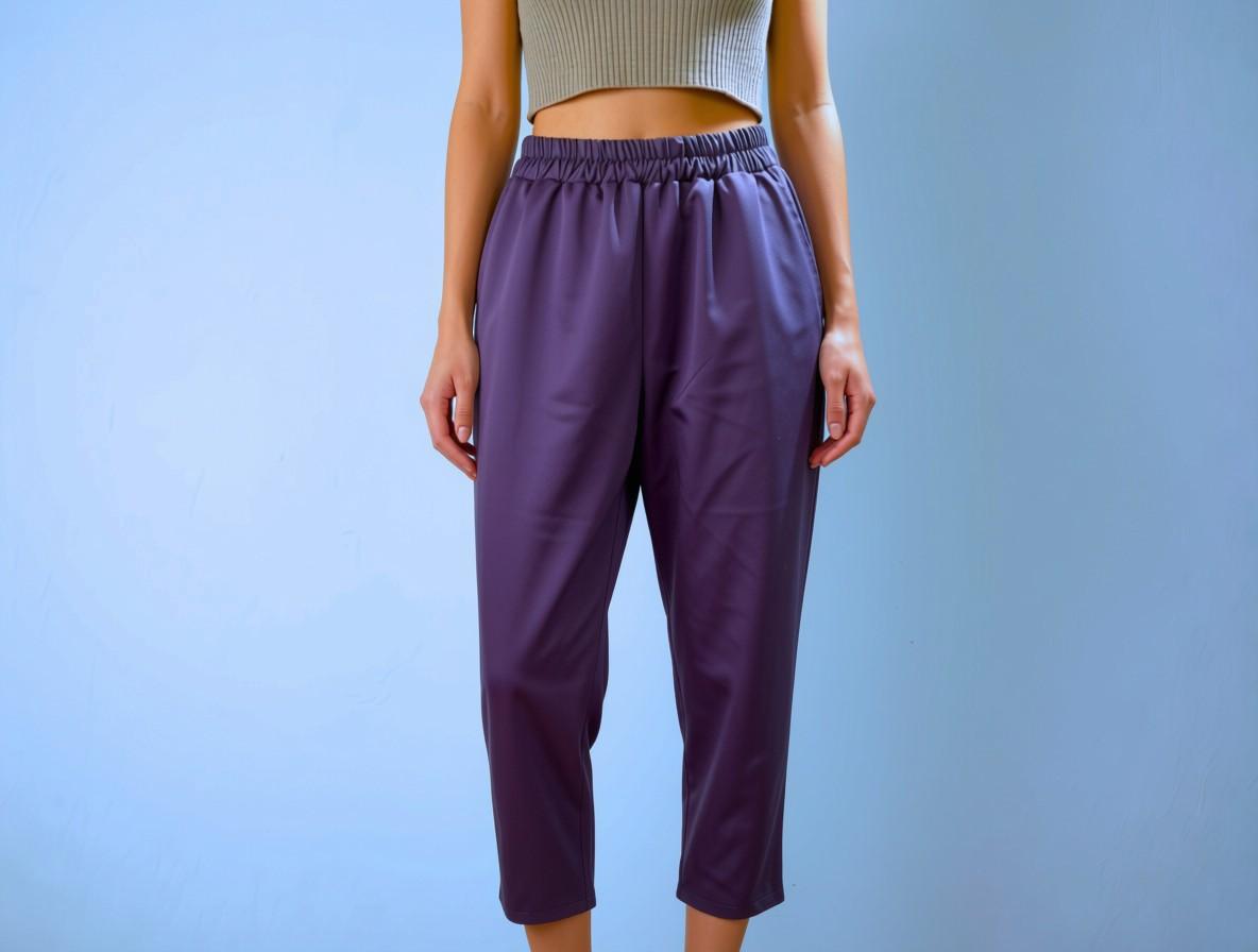 Women's navy blue trousers